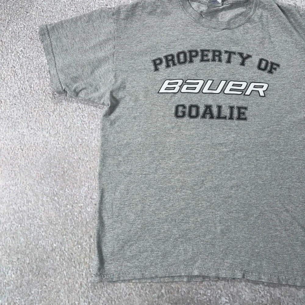 Vintage Y2K Bauer Hockey grey T-Shirt - Picture 4 of 7